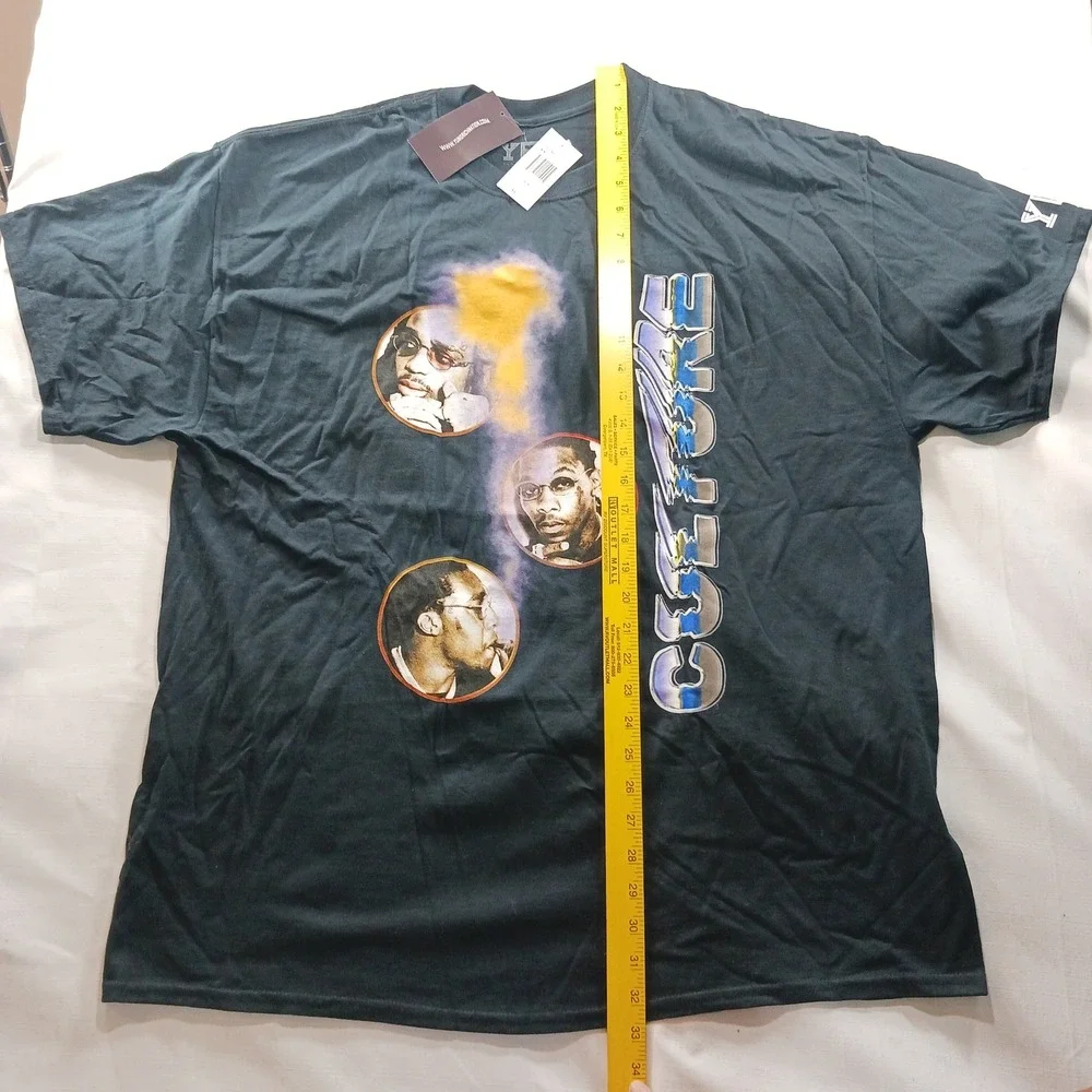 YRN Yung Rich Nation Migos Culture T Shirt Mens 2XL Black Graphic Tee New